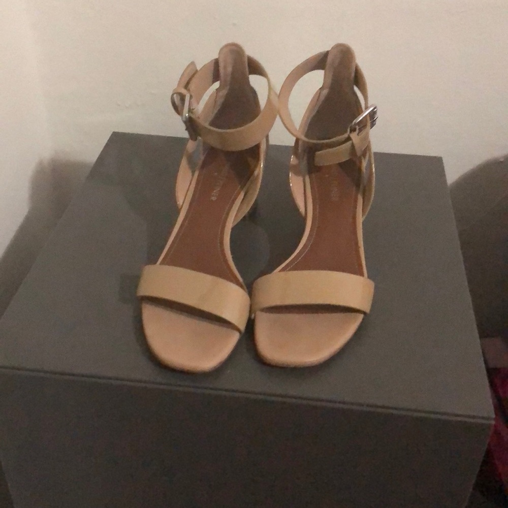 Tan shoes